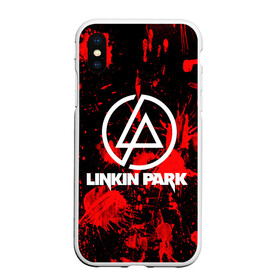 Чехол для iPhone XS Max матовый с принтом Linkin Park в городе Новоалтайск, Силикон | Область печати: задняя сторона чехла, без боковых панелей | Тематика изображения на принте: chester bennington | linkin park | rock | группа | линкин парк | логотип | музыка | рок | рок н ролл | честер беннингтон | эмблема