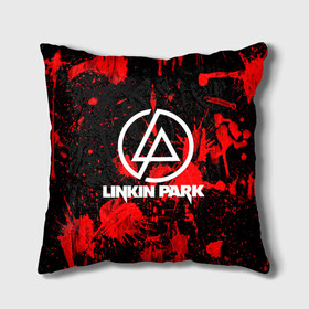 Подушка 3D с принтом Linkin Park в городе Новоалтайск, наволочка – 100% полиэстер, наполнитель – холлофайбер (легкий наполнитель, не вызывает аллергию). | состоит из подушки и наволочки. Наволочка на молнии, легко снимается для стирки | chester bennington | linkin park | rock | группа | линкин парк | логотип | музыка | рок | рок н ролл | честер беннингтон | эмблема