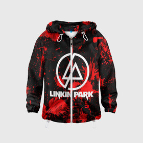 Детская ветровка 3D с принтом Linkin Park в городе Новоалтайск, 100% полиэстер | подол и капюшон оформлены резинкой с фиксаторами, по бокам два кармана без застежек, один потайной карман на груди | chester bennington | linkin park | rock | группа | линкин парк | логотип | музыка | рок | рок н ролл | честер беннингтон | эмблема