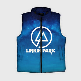Женский жилет утепленный 3D с принтом Linkin Park в городе Новоалтайск,  |  | chester bennington | linkin park | rock | space | группа | космос | линкин парк | логотип | музыка | рок | рок н ролл | честер беннингтон | эмблема