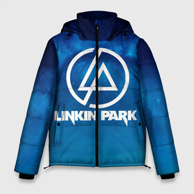 Мужская зимняя куртка 3D с принтом Linkin Park в городе Новоалтайск, верх — 100% полиэстер; подкладка — 100% полиэстер; утеплитель — 100% полиэстер | длина ниже бедра, свободный силуэт Оверсайз. Есть воротник-стойка, отстегивающийся капюшон и ветрозащитная планка. 

Боковые карманы с листочкой на кнопках и внутренний карман на молнии. | chester bennington | linkin park | rock | space | группа | космос | линкин парк | логотип | музыка | рок | рок н ролл | честер беннингтон | эмблема