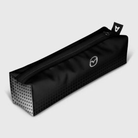 Пенал 3D с принтом Mazda в городе Новоалтайск, 100% полиэстер | плотная ткань, застежка на молнии | Тематика изображения на принте: mazda | mazda лого | mazda марка | mazda эмблема | значок mazda | лого авто | лого автомобиля | логотип mazda | логотип мазда | мазда | мазда значок | мазда лого | мазда эмблема | черно белый
