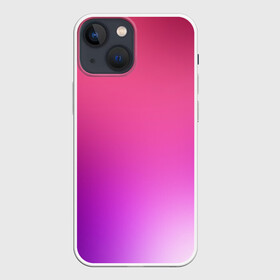 Чехол для iPhone 13 mini с принтом Нежный цвет в городе Новоалтайск,  |  | красный | нежный цвет | плавный переход | фиолетовый