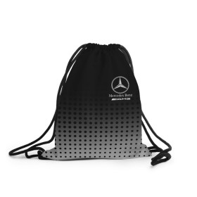 Рюкзак-мешок 3D с принтом Mercedes-Benz в городе Новоалтайск, 100% полиэстер | плотность ткани — 200 г/м2, размер — 35 х 45 см; лямки — толстые шнурки, застежка на шнуровке, без карманов и подкладки | amg | mercedes | mercedes значок | mercedes лого | mercedes марка | амг | бенц | лого автомобиля | логотип мерседес | мерин | мерс | мерседес | мерседес бенз | мерседес лого | мерседес эмблема