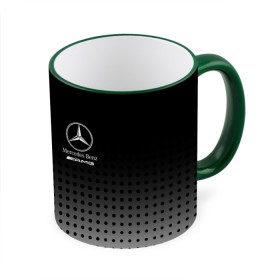 Кружка с принтом Mercedes-Benz в городе Новоалтайск, керамика | ёмкость 330 мл | Тематика изображения на принте: amg | mercedes | mercedes значок | mercedes лого | mercedes марка | амг | бенц | лого автомобиля | логотип мерседес | мерин | мерс | мерседес | мерседес бенз | мерседес лого | мерседес эмблема