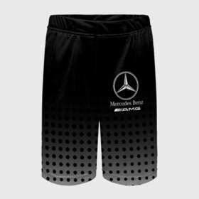 Детские спортивные шорты 3D с принтом Mercedes-Benz в городе Новоалтайск,  100% полиэстер
 | пояс оформлен широкой мягкой резинкой, ткань тянется
 | amg | mercedes | mercedes значок | mercedes лого | mercedes марка | амг | бенц | лого автомобиля | логотип мерседес | мерин | мерс | мерседес | мерседес бенз | мерседес лого | мерседес эмблема