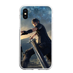 Чехол для iPhone XS Max матовый с принтом Final Fantasy в городе Новоалтайск, Силикон | Область печати: задняя сторона чехла, без боковых панелей | anime | final fantasy | final fantasy remake | final fantasy vii | final fantasy xv | айрис | аниме | анимэ | клауд страйф | файнару фантадзи | шинра