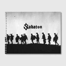 Альбом для рисования с принтом Sabaton в городе Новоалтайск, 100% бумага
 | матовая бумага, плотность 200 мг. | Тематика изображения на принте: battle metal | sabaton | военная тематика | военные песни | война | история войны | классика | музыка | патриотизм | рок | рок группа | сабатон | солдаты | шведская хэви пауэр метал группа