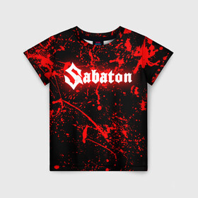 Детская футболка 3D с принтом Sabaton. в городе Новоалтайск, 100% гипоаллергенный полиэфир | прямой крой, круглый вырез горловины, длина до линии бедер, чуть спущенное плечо, ткань немного тянется | battle metal | sabaton | военная тематика | военные песни | война | история войны | классика | музыка | патриотизм | рок | рок группа | сабатон | солдаты | шведская хэви пауэр метал группа