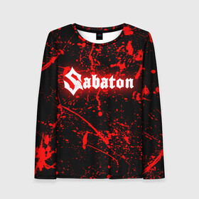 Женский лонгслив 3D с принтом Sabaton. в городе Новоалтайск, 100% полиэстер | длинные рукава, круглый вырез горловины, полуприлегающий силуэт | battle metal | sabaton | военная тематика | военные песни | война | история войны | классика | музыка | патриотизм | рок | рок группа | сабатон | солдаты | шведская хэви пауэр метал группа