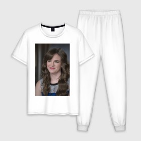 Мужская пижама хлопок с принтом Caitlin Snow в городе Новоалтайск, 100% хлопок | брюки и футболка прямого кроя, без карманов, на брюках мягкая резинка на поясе и по низу штанин
 | caitlin snow | the flash | vdzabma | кейтлин сноу | флэш
