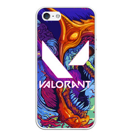 Чехол для iPhone 5/5S матовый с принтом VALORANT в городе Новоалтайск, Силикон | Область печати: задняя сторона чехла, без боковых панелей | beast | cs go | hyper beast | league of legends | legends of runeterra | lol | overwatch | riot | riot games | valorant | валорант | зверь | кс го | лига легенд | лол