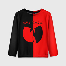 Детский лонгслив 3D с принтом WU-TANG CLAN в городе Новоалтайск, 100% полиэстер | длинные рукава, круглый вырез горловины, полуприлегающий силуэт
 | bastard | inspectah deck | masta killa | method man | raekwon | rap | rekeem | rza rza rakeem | the rza | u god | wu tang | wu tang clan | ву танг | ву танг клан | реп | репер | рэп | рэпер