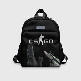 Детский рюкзак 3D с принтом CS:GO в городе Новоалтайск, 100% полиэстер | лямки с регулируемой длиной, сверху петелька, чтобы рюкзак можно было повесить на вешалку. Основное отделение закрывается на молнию, как и внешний карман. Внутри дополнительный карман. По бокам два дополнительных кармашка | counter strike | cs | cs go | csgo | game | винтовка | вой | го | игрок | компьютерная игра | контер страйк | контр страйк | контра | коунтер страйк | кс | оружие | пистолет