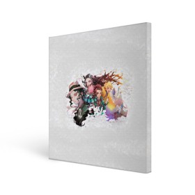 Холст квадратный с принтом Клинок рассекающий демонов в городе Новоалтайск, 100% ПВХ |  | аниме | клинок рассекающий демонов