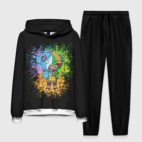 Мужской костюм 3D (с толстовкой) с принтом Brawl Stars Leon в городе Новоалтайск,  |  | brawl | brawl stars | brawl stars leon | leon | leon green | leon sally | leon shark | бравл | бравл старс | леон | леон акула | леон огонь | леон салли | леон старс