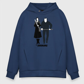 Мужское худи Oversize хлопок с принтом The Shining в городе Новоалтайск, френч-терри — 70% хлопок, 30% полиэстер. Мягкий теплый начес внутри —100% хлопок | боковые карманы, эластичные манжеты и нижняя кромка, капюшон на магнитной кнопке | the shining | vdosadir | сияние | стэнли кубрик