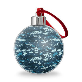 Ёлочный шар с принтом Пиксельный камуфляж полиции в городе Новоалтайск, Пластик | Диаметр: 77 мм | Тематика изображения на принте: альфа | вв | гаи | гаишник | герб | гипбдд | камуфляж | конная | коп | мвд | мент | милиция | министерство внутренних дел | нквд | омон | опер | патруль | ппс | ппсник | россии | рсфср | рф | символ | собр