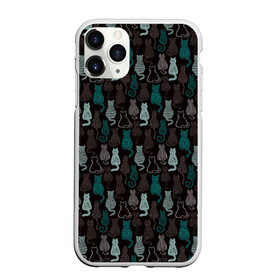 Чехол для iPhone 11 Pro Max матовый с принтом Котики в городе Новоалтайск, Силикон |  | cat | kitten animal | животное | зверь | кис кис | кися | кот | котенок | котик | коты | котэ | котя | кошка | кошки | кошнчка | лапки | миу | мур | пушистик | усы | ушки | хвост