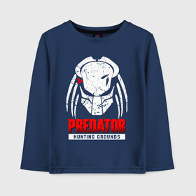 Детский лонгслив хлопок с принтом PREDATOR HUNTING GROUNDS в городе Новоалтайск, 100% хлопок | круглый вырез горловины, полуприлегающий силуэт, длина до линии бедер | 90 е | predator | predator:hunting grounds | апгрейд | взгляд | воители | добыча | клыки | монстр | монстры | предатор | пришелец | против чужого | существо | фантастика | фэнтези | хищник