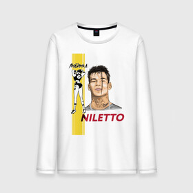 Мужской лонгслив хлопок с принтом NILETTO в городе Новоалтайск, 100% хлопок |  | niletto | артист | данила прытков | певец | российский | танцор