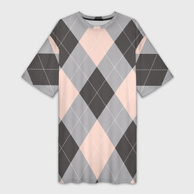 Платье-футболка 3D с принтом Шотландка | Tartan в городе Новоалтайск,  |  | abstract | geometry | geometry stripes | plaid | scotswoman | tartan | texture | абстракция | геометрические полосы | геометрия | гленчек | текстура | шотландка