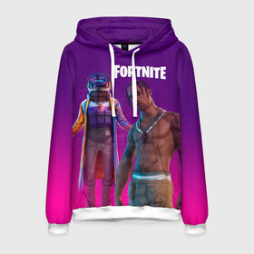 Мужская толстовка 3D с принтом Travis Scott Fortnite в городе Новоалтайск, 100% полиэстер | двухслойный капюшон со шнурком для регулировки, мягкие манжеты на рукавах и по низу толстовки, спереди карман-кенгуру с мягким внутренним слоем. | 23 24 апреля | astronomical | epic games | fortnite | travis scott | концерт | концерт рэпера трэвиса скотта в fortnite | скин travis scott | тревис | трэвис скот | трэвис скотт | фортнайт