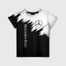 Детская футболка 3D с принтом MERCEDES-BENZ AMG | МЕРСЕДЕС в городе Новоалтайск, 100% гипоаллергенный полиэфир | прямой крой, круглый вырез горловины, длина до линии бедер, чуть спущенное плечо, ткань немного тянется | Тематика изображения на принте: amg | auto | brabus | mercedes | sport | авто | автомобиль | автомобильные | амг | брабус | бренд | марка | машины | мерседес | спорт