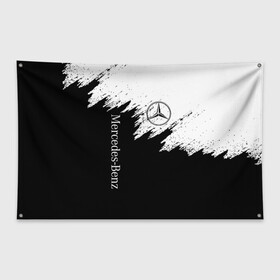 Флаг-баннер с принтом MERCEDES-BENZ AMG | МЕРСЕДЕС в городе Новоалтайск, 100% полиэстер | размер 67 х 109 см, плотность ткани — 95 г/м2; по краям флага есть четыре люверса для крепления | amg | auto | brabus | mercedes | sport | авто | автомобиль | автомобильные | амг | брабус | бренд | марка | машины | мерседес | спорт
