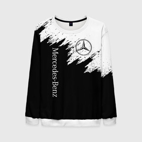 Мужской свитшот 3D с принтом MERCEDES-BENZ AMG | МЕРСЕДЕС в городе Новоалтайск, 100% полиэстер с мягким внутренним слоем | круглый вырез горловины, мягкая резинка на манжетах и поясе, свободная посадка по фигуре | amg | auto | brabus | mercedes | sport | авто | автомобиль | автомобильные | амг | брабус | бренд | марка | машины | мерседес | спорт