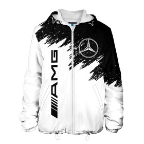 Мужская куртка 3D с принтом MERCEDES-BENZ AMG в городе Новоалтайск, ткань верха — 100% полиэстер, подклад — флис | прямой крой, подол и капюшон оформлены резинкой с фиксаторами, два кармана без застежек по бокам, один большой потайной карман на груди. Карман на груди застегивается на липучку | amg | auto | brabus | mercedes | sport | авто | автомобиль | автомобильные | амг | брабус | бренд | марка | машины | мерседес | спорт