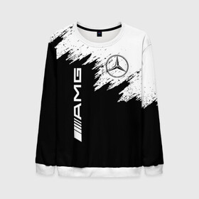 Мужской свитшот 3D с принтом MERCEDES-BENZ AMG в городе Новоалтайск, 100% полиэстер с мягким внутренним слоем | круглый вырез горловины, мягкая резинка на манжетах и поясе, свободная посадка по фигуре | amg | auto | brabus | mercedes | sport | авто | автомобиль | автомобильные | амг | брабус | бренд | марка | машины | мерседес | спорт