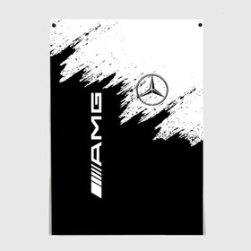 Постер с принтом MERCEDES-BENZ AMG в городе Новоалтайск, 100% бумага
 | бумага, плотность 150 мг. Матовая, но за счет высокого коэффициента гладкости имеет небольшой блеск и дает на свету блики, но в отличии от глянцевой бумаги не покрыта лаком | amg | auto | brabus | mercedes | sport | авто | автомобиль | автомобильные | амг | брабус | бренд | марка | машины | мерседес | спорт