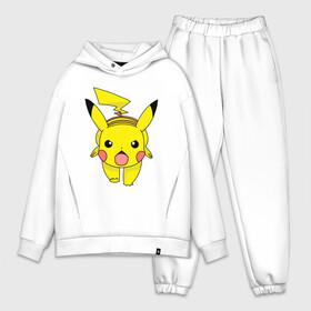 Мужской костюм хлопок OVERSIZE с принтом ПикачуПикачу в городе Новоалтайск,  |  | pikachu | pokemon | аниме | зверек | мультик | мультфильм | пика | пикачу | покемон | покемоны
