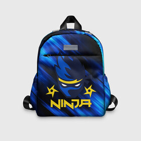 Детский рюкзак 3D с принтом FORTNITE NINJA в городе Новоалтайск, 100% полиэстер | лямки с регулируемой длиной, сверху петелька, чтобы рюкзак можно было повесить на вешалку. Основное отделение закрывается на молнию, как и внешний карман. Внутри дополнительный карман. По бокам два дополнительных кармашка | fortnite | fortnite 2 | fortnite x маршмелло | ikonik | marshmello | ninja | ninja streamer | иконик | ниндзя | пили | фортнайт | фортнайт 2 | фортнайт глава 2