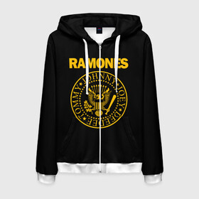Мужская толстовка 3D на молнии с принтом RAMONES в городе Новоалтайск, 100% полиэстер | длина до линии бедра, манжеты и пояс оформлены мягкой тканевой резинкой, двухслойный капюшон со шнурком для регулировки, спереди молния, по бокам два кармана | america | ramones | rock | usa | америка | джонни рамон | джоуи рамон | ди ди рамон | клем бурк | кристофер уорд | марки рамон | рамоунз | ричи рамон | рок | сша | томми рамон