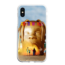 Чехол для iPhone XS Max матовый с принтом TRAVIS SCOTT в городе Новоалтайск, Силикон | Область печати: задняя сторона чехла, без боковых панелей | Тематика изображения на принте: america | astroworld | cactus jack | rap | travis scott | usa | wish you were here | америка | зарубежный реп | кактус джек | реп | сша | трэвис скотт