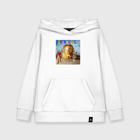 Детская толстовка хлопок с принтом TRAVIS SCOTT в городе Новоалтайск, 100% хлопок | Круглый горловой вырез, эластичные манжеты, пояс, капюшен | Тематика изображения на принте: america | astroworld | cactus jack | rap | travis scott | usa | wish you were here | америка | зарубежный реп | кактус джек | реп | сша | трэвис скотт