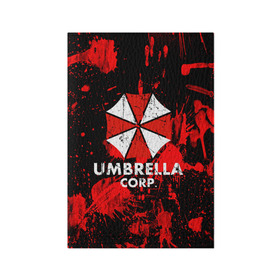 Обложка для паспорта матовая кожа с принтом UMBRELLA в городе Новоалтайск, натуральная матовая кожа | размер 19,3 х 13,7 см; прозрачные пластиковые крепления | Тематика изображения на принте: biohazard | blood | coronavirus | evil | monster | resident evil | umbrella | virus | абстракция | амбрелла | вирус | игра | коронавирус | кровь | логотип | монстр | опасность | пандемия