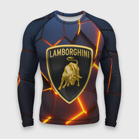 Мужской рашгард 3D с принтом LAMBORGHINI | ЛАМБОРГИНИ в городе Новоалтайск,  |  | abstraction | auto | brand | geometry | hexagon | lamborghini | neon | paints | sport | stripes | texture | triangle | абстракция | авто | автомобиль | автомобильные | бренд | брызги | геометрия | краски | ламборгини | марка | машины | неон | неоновый