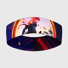 Повязка на голову 3D с принтом Dead Cells в городе Новоалтайск,  |  | dead cells | game | дид сэлс | мертвые клетки | мобильная игра | неон