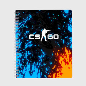 Тетрадь с принтом CS GO в городе Новоалтайск, 100% бумага | 48 листов, плотность листов — 60 г/м2, плотность картонной обложки — 250 г/м2. Листы скреплены сбоку удобной пружинной спиралью. Уголки страниц и обложки скругленные. Цвет линий — светло-серый
 | cs go | cs going | кс го | кс го кейс | кс го скин | скачивать кс. | скины cs go
