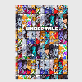Скетчбук с принтом UNDERTALE в городе Новоалтайск, 100% бумага
 | 48 листов, плотность листов — 100 г/м2, плотность картонной обложки — 250 г/м2. Листы скреплены сверху удобной пружинной спиралью | Тематика изображения на принте: undertale | андертейл | игра андертейл | игра. | русский андертейл | тоби фокс