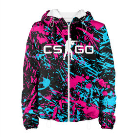 Женская куртка 3D CS GO NEON : в городе Новоалтайск, ткань верха — 100% полиэстер, подклад — флис | прямой крой, подол и капюшон оформлены резинкой с фиксаторами, два кармана без застежек по бокам, один большой потайной карман на груди. Карман на груди застегивается на липучку | astralis | awp | counter strike | cs go | cs go global offensive | cs:go | faze clan | hyper beast | team liquid | астралис | кс го | тим ликвид | фейз клан | хайпер бист
