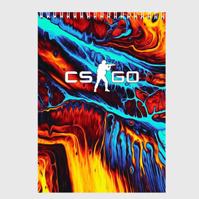 Скетчбук с принтом CS GO STRIPES FLAME КС ГО ПЛАМЯ в городе Новоалтайск, 100% бумага
 | 48 листов, плотность листов — 100 г/м2, плотность картонной обложки — 250 г/м2. Листы скреплены сверху удобной пружинной спиралью | Тематика изображения на принте: astralis | awp | counter strike | cs go | cs go global offensive | cs:go | faze clan | hyper beast | team liquid | астралис | кс го | тим ликвид | фейз клан | хайпер бист