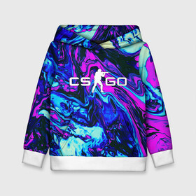 Детская толстовка 3D с принтом CS GO NEON КС ГО НЕОН в городе Новоалтайск, 100% полиэстер | двухслойный капюшон со шнурком для регулировки, мягкие манжеты на рукавах и по низу толстовки, спереди карман-кенгуру с мягким внутренним слоем | astralis | awp | counter strike | cs go | cs go global offensive | cs:go | faze clan | hyper beast | team liquid | астралис | кс го | тим ликвид | фейз клан | хайпер бист
