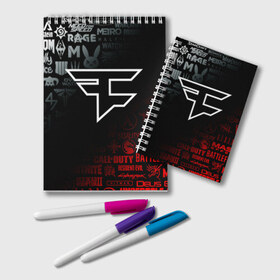 Блокнот с принтом FAZE CLAN в городе Новоалтайск, 100% бумага | 48 листов, плотность листов — 60 г/м2, плотность картонной обложки — 250 г/м2. Листы скреплены удобной пружинной спиралью. Цвет линий — светло-серый
 | Тематика изображения на принте: astralis | awp | counter strike | cs go | cs go global offensive | cs:go | faze clan | hyper beast | team liquid | астралис | кс го | тим ликвид | фейз клан | хайпер бист