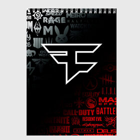 Скетчбук с принтом FAZE CLAN в городе Новоалтайск, 100% бумага
 | 48 листов, плотность листов — 100 г/м2, плотность картонной обложки — 250 г/м2. Листы скреплены сверху удобной пружинной спиралью | Тематика изображения на принте: astralis | awp | counter strike | cs go | cs go global offensive | cs:go | faze clan | hyper beast | team liquid | астралис | кс го | тим ликвид | фейз клан | хайпер бист
