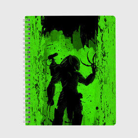 Тетрадь с принтом Predator в городе Новоалтайск, 100% бумага | 48 листов, плотность листов — 60 г/м2, плотность картонной обложки — 250 г/м2. Листы скреплены сбоку удобной пружинной спиралью. Уголки страниц и обложки скругленные. Цвет линий — светло-серый
 | acer | dbd | grounds | hunting | predator | голова | граундс | дбд | дреды | игра | инопланетянин | кино | ксеноморф | кусь | монстр | новый | ням | опасный | охотник | предатор | пришелец | против | фильм | хантинг | хищ