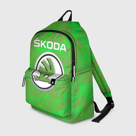 Рюкзак 3D с принтом Skoda в городе Новоалтайск, 100% полиэстер | лямки с регулируемой длиной, сверху петелька, чтобы рюкзак можно было повесить на вешалку. Основное отделение закрывается на молнию, как и внешний карман. Внутри два дополнительных кармана, один из которых закрывается на молнию. По бокам два дополнительных кармашка | octavia | rapid | skoda | superb | volkswagen | vw | yeti | авто | автомобиль | ам | ети | карбон | машина | октавия | рапид | суперб | шкода